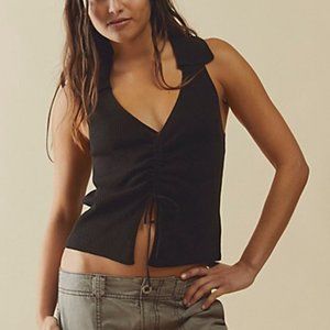 Free People Beach Preston Tank in BLACK